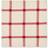 Dunelm Check Cotton Tablecloth Beige, Red (178x132cm)