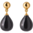 Pernille Corydon Soft Rain Earrings - Gold/Black