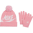 Nike Big Kid's Beanie & Gloves Box Set - Pink (9A2695-A8F)