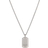 Emporio Armani Dog Tag Necklace - Silver