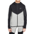 NIKE Big Kid's Sportswear Tech Fleece Full Zip Hoodie - Dark Grey Heather/Black/Black/Black (HV5867-064)