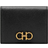 Ferragamo Gancini Compact Wallet - Black