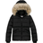 Tommy Hilfiger Girl's Faux Fur Hood Down Puffer Jacket - Black (KG0KG07399BDS)