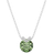 Swarovski Bella V Pendant Necklace - Silver/Green/Transparent