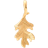 Ole Lynggaard Oak Leaf Small Pendant - Gold