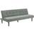 LivingAndHome Contemporary Convertible Grey Sofa 172cm 2 Seater