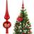 PRETYZOOM Star Toppers Red Julgranspynt 23.1cm