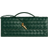 Bottega Veneta Andiamo Clutch - Emerald green