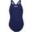 Arena Girl's Team Swim Pro Solid Swimsuit - Navy/White