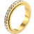INF Rotating Anti Stress Ring - Gold/Transparent