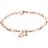 Fossil Bracelet - Rose Gold/Moonstone/Transparent