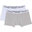 Calvin Klein Kid's Modern Cotton Trunks 2-pack - White/Grey Htr (B70B792000-926)