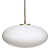 Hübsch Ellipse Opal/Brass Pendant Lamp 40cm