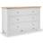 Roseland Furniture Farrow Grey Chest of Drawer 120x78cm