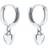 Ted Baker Harrie Tiny Heart Huggie Earrings - Silver