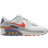 NIKE Air Max 90 Premium M - Summit White/Ashen Slate/Pure Platinum/Bright Crimson