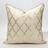 ZZZOO Decorative Unique Home Decor Invisible Zipper Kuddöverdrag Guld, Beige (45x45cm)