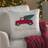 OHS Christmas Truck And Tree Sherpa Scatter Cushion White (45x45cm)