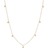Camilla Krøyer Jewellery Hamret Drops Necklace - Gold