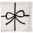 BHS Christmas Present Bow Tufted Complete Decoration Pillows Black, White (43x43cm)