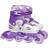 Stamp Inline Skates Adjustable Purple/White