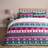 OHS Fleece Double Duvet Cover Multicolour (200x200cm)