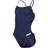 Arena Girl's Team Challenge Soild Swimsuit - Navy/White (004765-750)