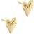 Aqua Dulce Love Me Small Earrings - Gold