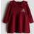 H&M Red Rib Knit Cotton Dress - Baby Red