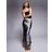 New Look Foil Satin Midi Skirt - Silver