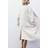 H&M Double-breasted Coat - White