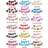 Shein Happy Birthday Letter Mylar Balloons 13pcs