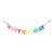 Shein Rainbow Color Happy Birthday Banner