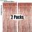 Shein Golden Rose Metal Foil Fringe Curtain 1/2 Pcs