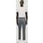 H&M Slim Fit Kostymbyxa - Mörk Gråmelerad