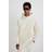 H&M Loose Fit Printed Hoodie - White