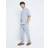 River Island Waffle Pyjama Set - Grey