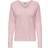 Only Onlcamilla V-Neck L/S Pullover - Lyserød