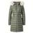 Tommy Jeans Tjw Essential Hooded Down Coat - Fatigue Green