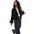 Bershka Cropped Wool Trench Coat - Black