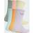 adidas Trefoil Cushion Crew Sokker - Silver Green/Glow Pink/Powder Yellow