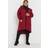 Yours Longline Hooded Jacket - Red