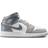 Nike Air Jordan 1 Mid SE GS - White/Medium Grey/Cool Grey