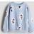 H&M Printed Sweatshirt - Blue