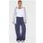 PrettyLittleThing Shape Binded High Waist Wide Leg Joggers - Blue