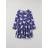 Polarn O. Pyret Unicorn Print Kids Dress - Blue