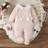 Shein Baby Girls Long Sleeve Knitted Jumpsuit - Cozy