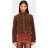 PrettyLittleThing Brushed Faux Suede Seam Detail Jacket - Brown