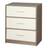 Aktive MAX Home Gray/White Bedside Table 77x33cm