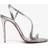 Christian Louboutin Rosalie 100 Leather Sandals - Grey